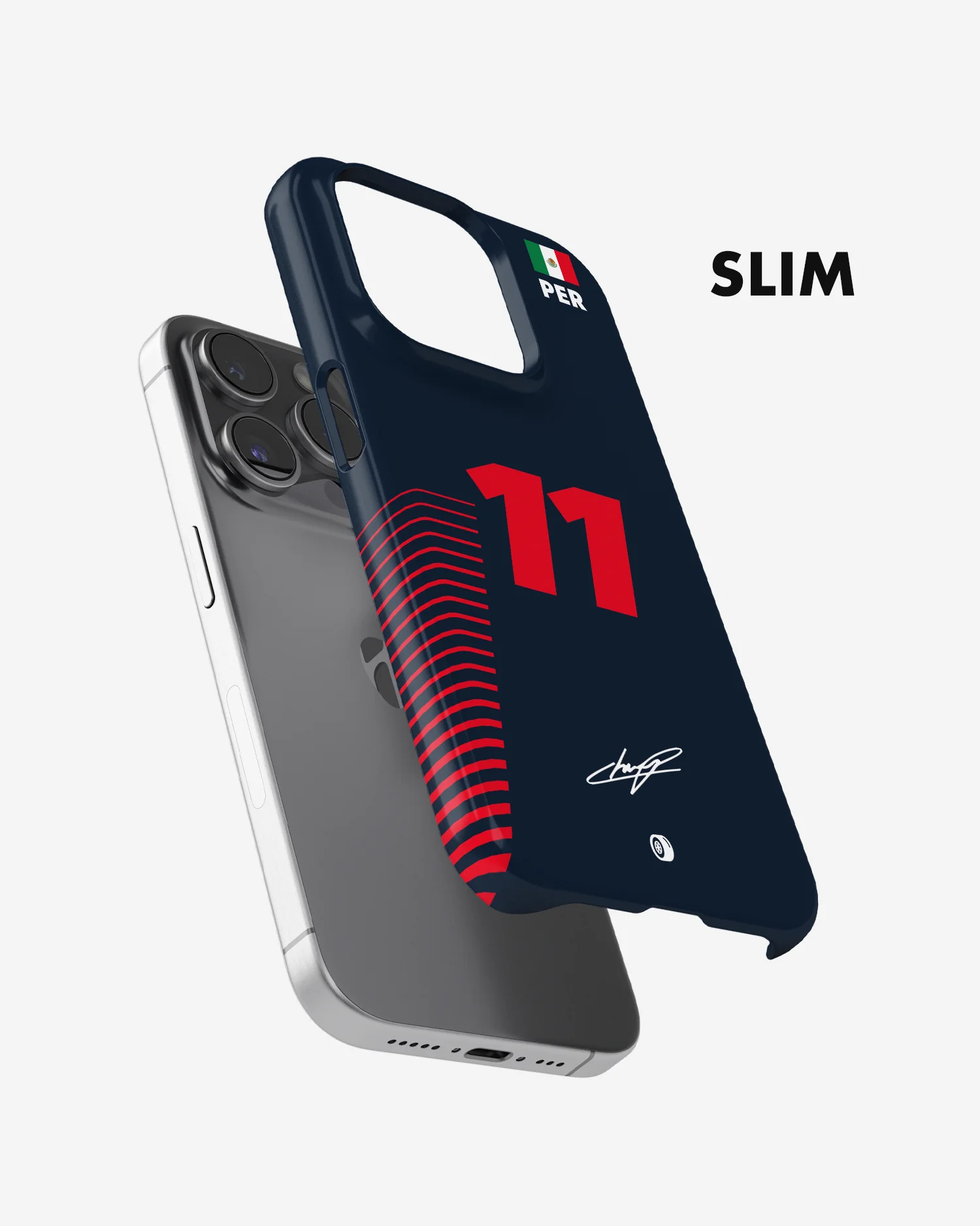 SERGIO PEREZ 2023 Red Bull Racing F1 Phone Case - Image 3