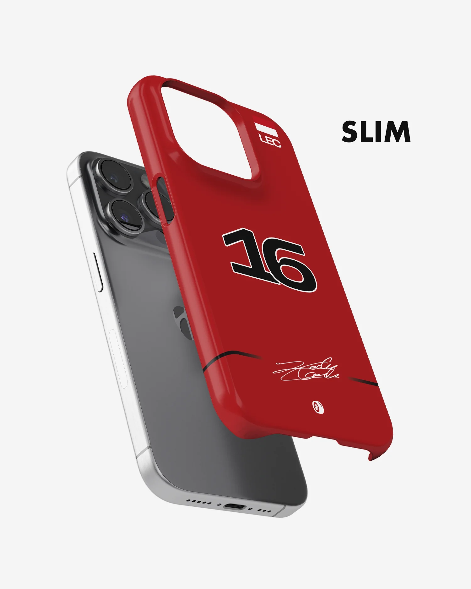 Charles Leclerc 2022 Scuderia Ferrari F1 Phone Case - Image 3