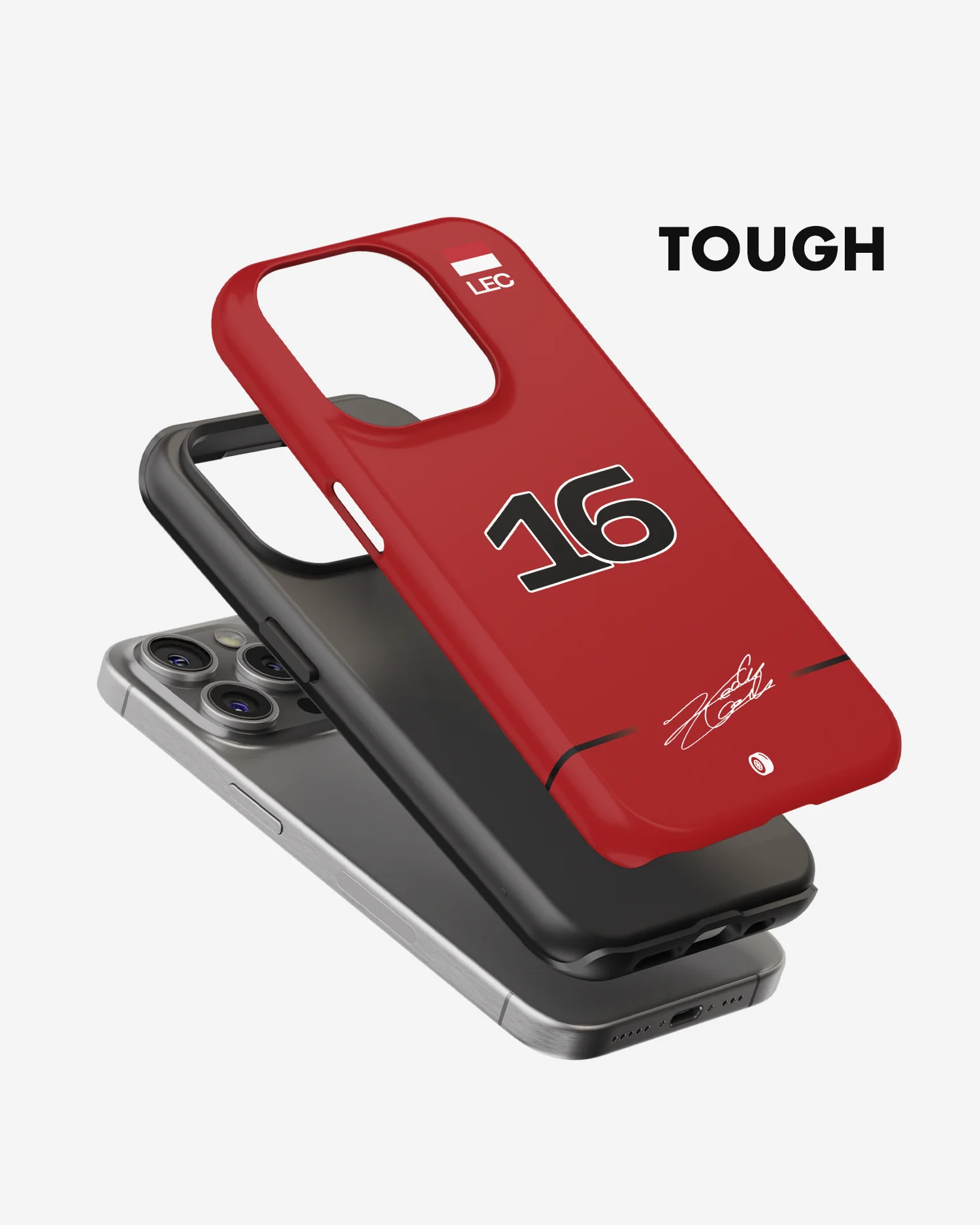 Charles Leclerc 2022 Scuderia Ferrari F1 Phone Case - Image 4