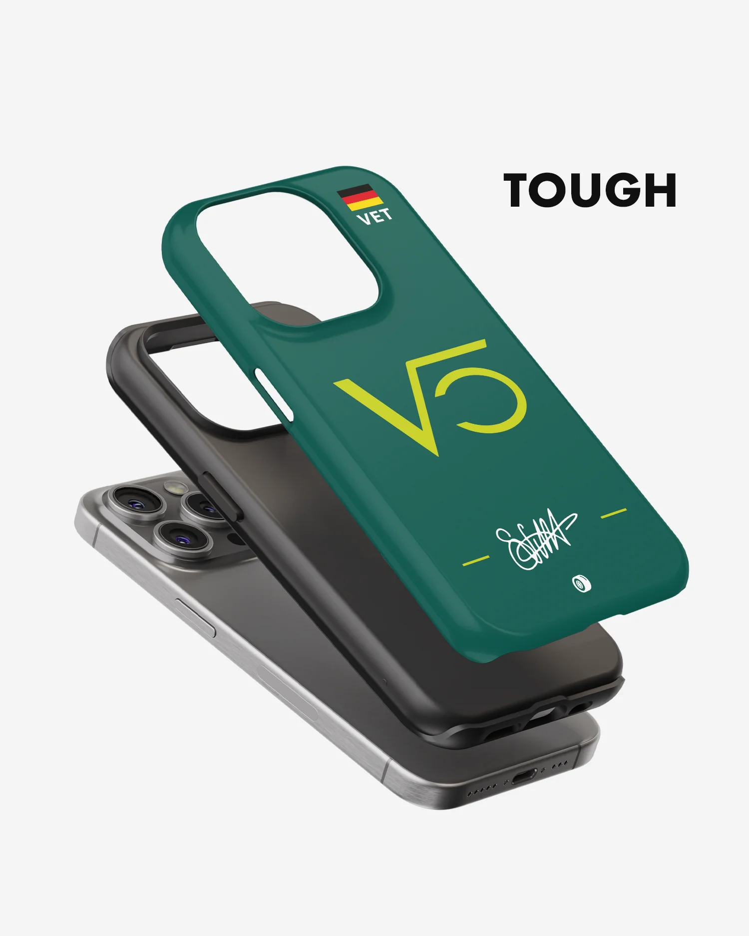 Sebastian Vettel LOGO 2022 Aston Martin F1 Phone Case - Image 4