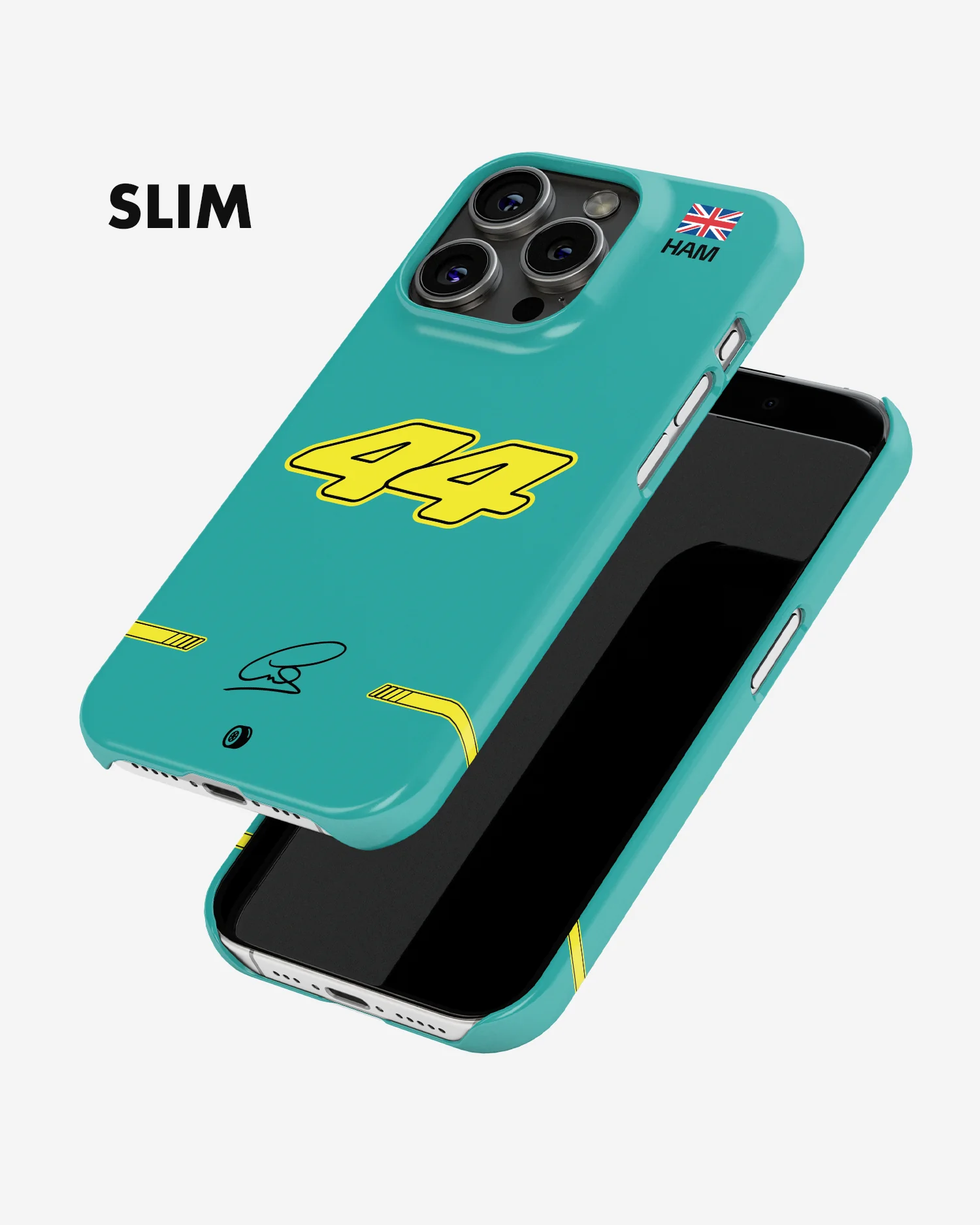 Lewis Hamilton Yellow Edition 2022 F1 Phone Case - Image 6