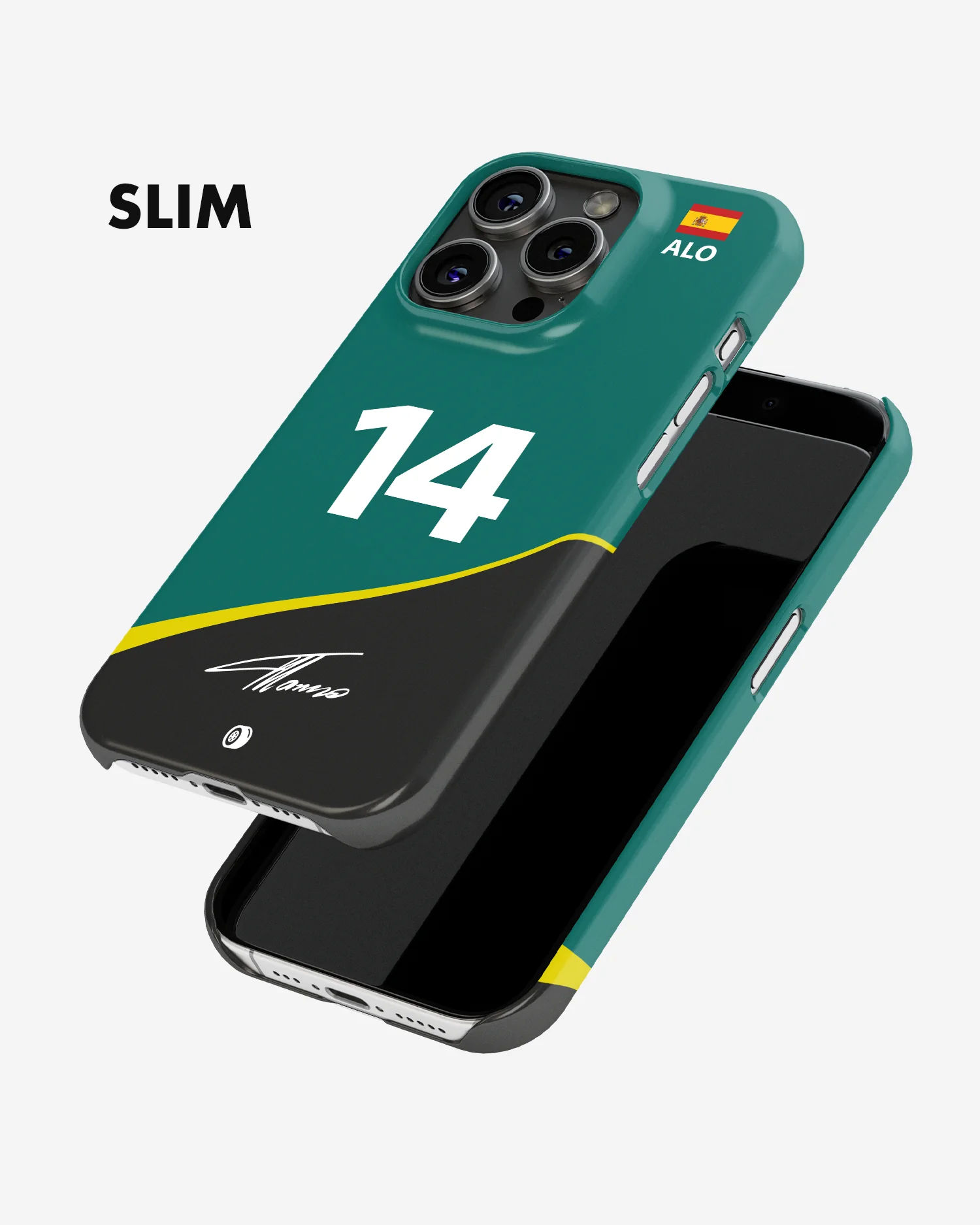 Fernando Alonso 2023 Aston Martin F1 Phone Case - Image 6