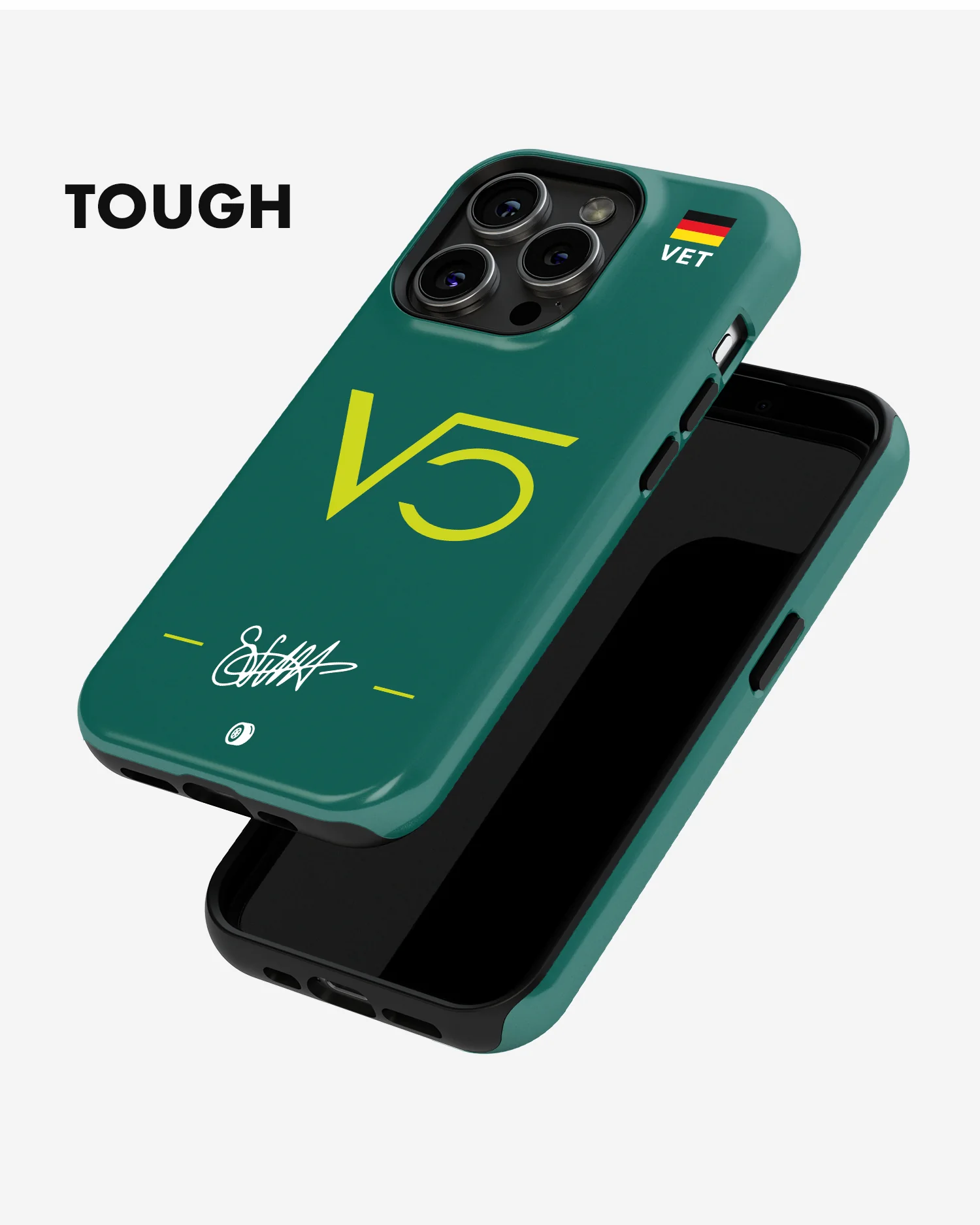 Sebastian Vettel LOGO 2022 Aston Martin F1 Phone Case - Image 7