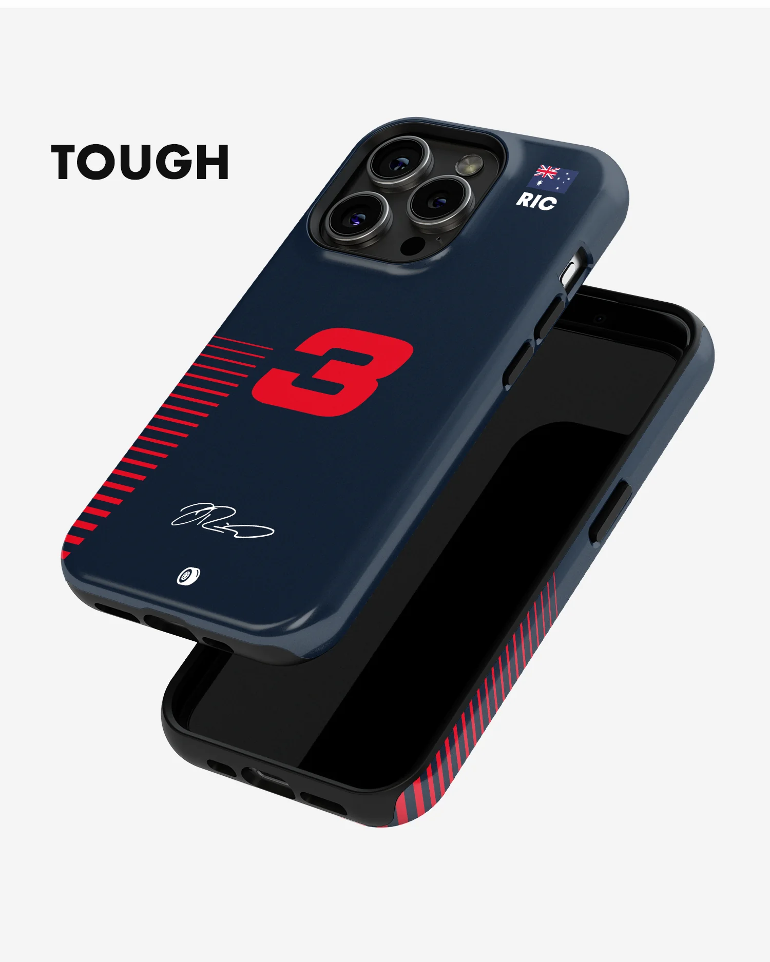 Daniel RI CCI AR do 2023 Red Bull Racing F1 Phone Case - Image 7