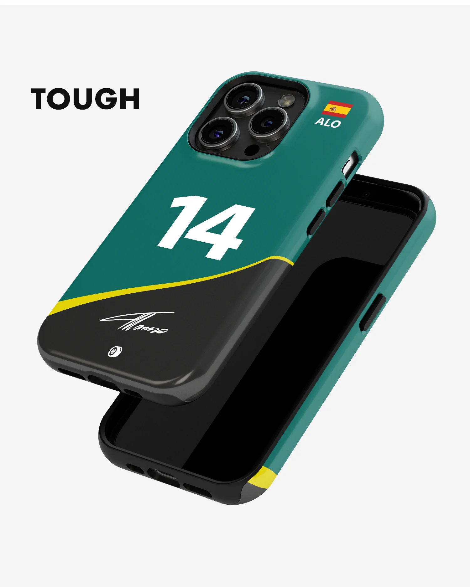 Fernando Alonso 2023 Aston Martin F1 Phone Case - Image 7