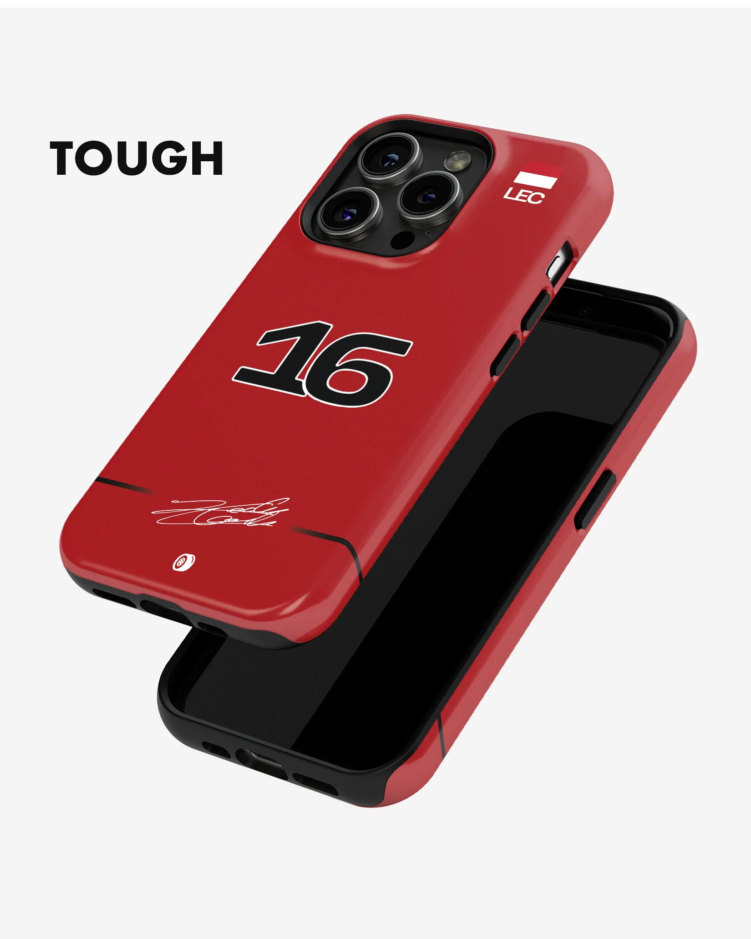 Charles Leclerc 2022 Scuderia Ferrari F1 Phone Case - Image 7