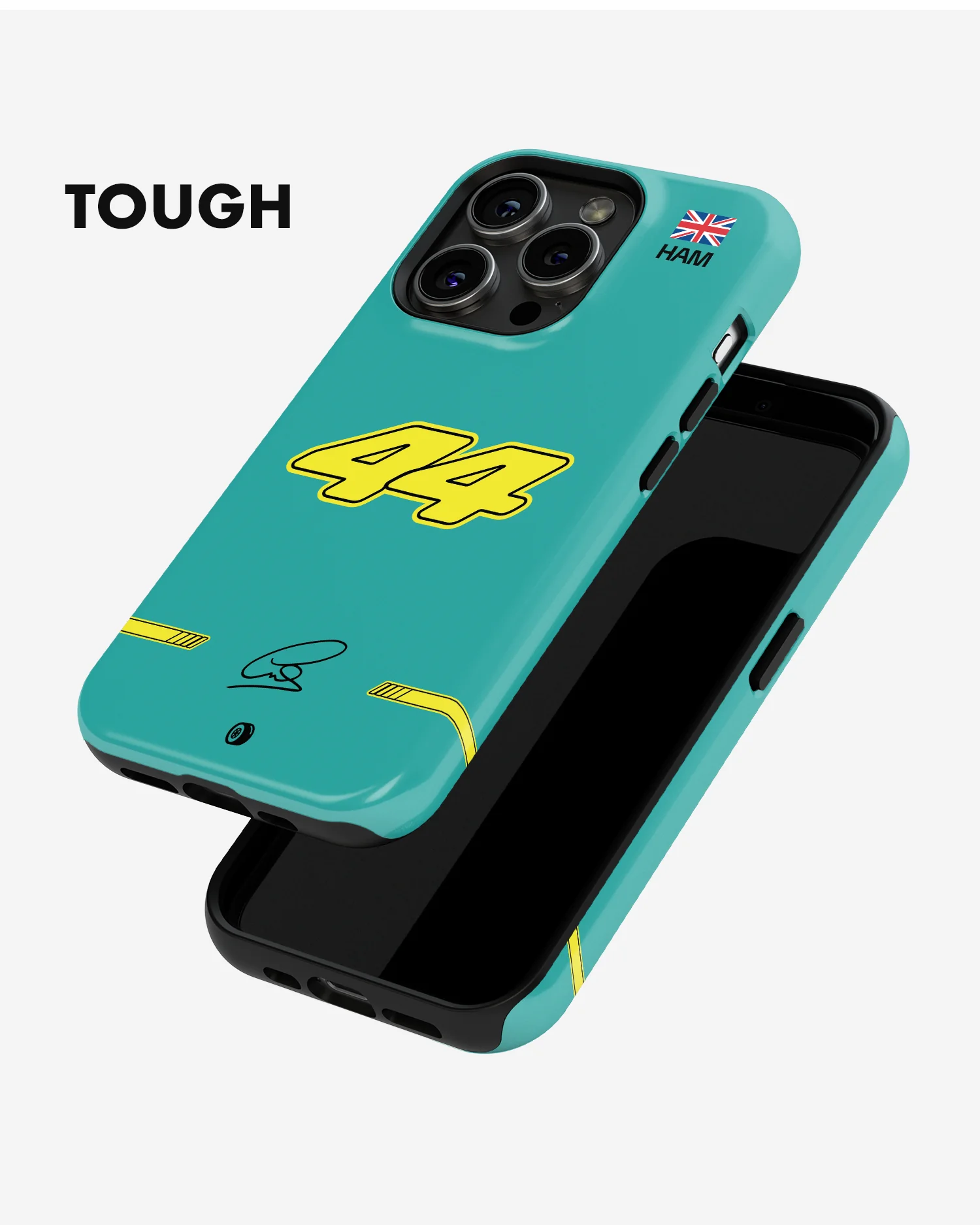 Lewis Hamilton Yellow Edition 2022 F1 Phone Case - Image 7