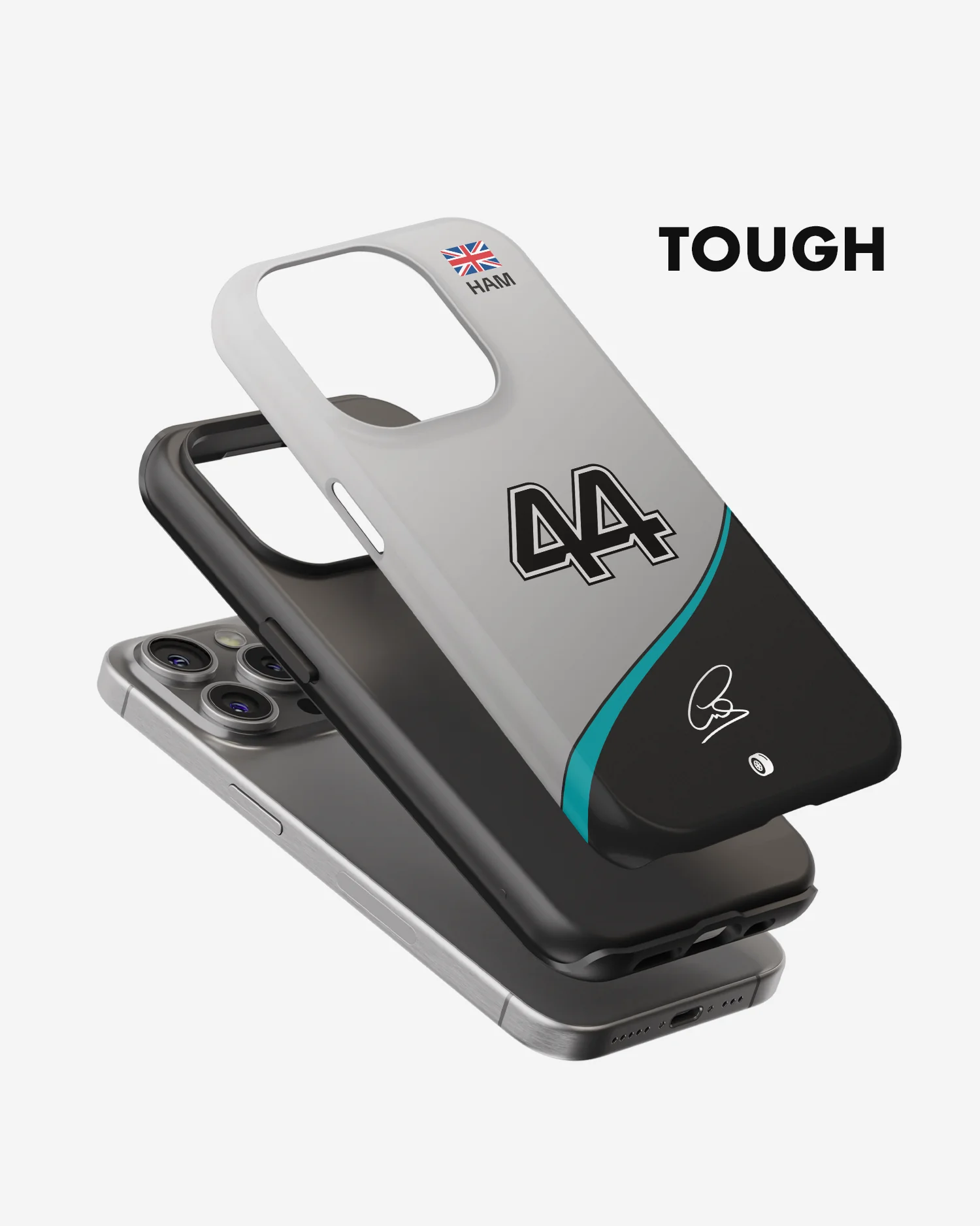 Lewis Hamilton 2024 F1 Phone Case - Image 4